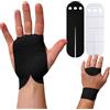 TS TAKE SPORT, tape sportivo, kinesio tape, tape kinesiologico, tape sportivo protettivo per mani e palmo, nastro kinesiologico, kinesiotape 20 pezzi pretagliati 7,5cm x 23cm (BLACK)