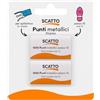SCATTO ENERGIA CREATIVA | 24 Box Punti Metallici Passo 10 - 1000 Punti per Scatola - Totale 24.000 Punti