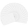Hybsk Etichette adesive rotonde colorate, 10 mm, 20 fogli, confezione totale da 1400 (bianco)