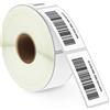 BETCKEY - 25mm x 51mm(1 in x 2 in) Perforated Etichette Termiche per Codice e Indirizzo Compatibile con stampanti Zebra e altre [1 Rotolo/750 Etichette]