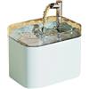 Generisch Distributore automatico di acqua per animali domestici con porta USB per gatti e cani, circolazione filtrata, per interni ed esterni, design silenzioso, con - (17 x 14 x 12,5 cm)