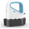 AOOIIN Mini pressa a caldo per il trasferimento di magliette, cappelli, scarpe, borse, mini ferro da stiro per Cricut, colore blu