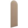 murando - Testiera Letto Imbottita, Velluto Antimacchia 60x20 cm | 1 Pezzo, Staccionata, Pannelli Decorativi per Pareti, Cuscini Testata Letto, Pannelli Imbottiti per Cameretta, Beige