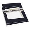 TUKA-i-AKUT 5X Passe-partout da 15x20 cm (per Foto da 10x15 cm), Senza Acidi e Resistente All'invecchiamento, Passepartout per Inquadrare Foto, Poster, Stampe d'Arte, ECC. Nero, TKD9100-15x20-5x