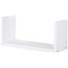MODULARREDO | COM, Mensola da Muro, Libreria da Parete, Libreria Sospesa, Scaffale, 42x18.5x14.8 cm, Bianco, Kit Tasselli Incluso - Made in Italy