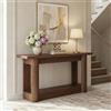 Lailang 160cm Consolle Ingresso, Tavolino Stretto, Mobile Ingresso Corridoio, Tavolo In Legno, Consolle Dietro Divano, Mobile Vintage, 160 x 41 x 20 cm, Marrone Rustico