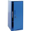 Mendler Armadietto HWC-P63, con Serratura, Armadio Ufficio faldoni Documenti, con Appendiabiti, 90x38x45cm, Acciaio - Blu