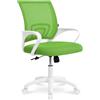 SAMIRA Sedia da ufficio ergonomica girevole - Happy (Verde)