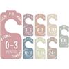 Generico Clothes Separators for Closet, Wooden Kid Wardrobe Clothes Separators | 7.09x3.15 inches 8 Pcs Decorative Smooth Clothing Dividers for Children, Girls, Kids, Child, Kid