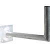 Kreiling SWA 050 SAT staffa a parete, colore: argento