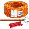 ARLI Cat7 100m cavo di installazione cavo di rete S/FTP PIMF senza alogeni + coltello universale spela cavi