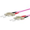 MetzConnect Cavo patch BTR 151S1EOEO30E OpDAT OM4 SC-D/SC-D MM 3 m viola erica I-V(ZN)H (151S1EOEO30E)