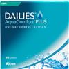 Alcon Dailies AquaComfort Plus Toric (90 lenti) Potere: +0,50, BC: 8,80, DIA: 14,40, CYL: -0,75, AXIS: 90°