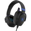 Hyrican Cuffie da gioco SADES Zpower SA-732, nero/blu, USB, cablate, stereo, sovrauricolari, PC, PST, XBox, Nintendo Switch, VR, telefono
