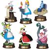 Beast Kingdom Toys Alice nel Paese delle Meraviglie - Pack De 6 Mini Statuette Diorama Stage