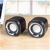 Bolwins F88C Mini PC Altoparlanti 6W - Altoparlanti USB portatili con jack da 3,5 mm per laptop e notebook