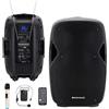 Pronomic Altoparlante attivo MOVE 15MA-A, a batteria, nero