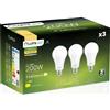 LUMILED A95 E27 Lampadine LED, 3 pezzi 24W (sostituisce 200W) 3452 lm 9,5 x 17 cm Lampadine LED 3000K Bianco caldo 260° Confezione da 3 lampadine Lampadina