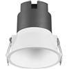 LEDVANCE SPOT TWIST downlight da incasso, bianco, 10W, 800lm, 840 WT, diametro 93mm, colore della luce bianco freddo, risparmio energetico fino al 90% rispetto ai downlight alogeni, facile installazione, 4000K