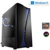 CSL-Computer PC da gioco AMD Ryzen 7 5700G, 4600 MHz, grafica AMD Radeon, 16 GB di RAM DDR4, 1000 GB di SSD M.2, USB 3.2, Windows 11 Home | M10850H