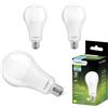 LUMILED A95 E27 Lampadine LED, 3 pezzi 24W (sostituisce 200W) 3452 lm 9,5 x 17 cm Lampadina LED 6500K bianco freddo 260° Confezione da 3 lampadine lampada lampadina