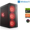 CSL-Computer PC da gioco, AMD Ryzen 5 8400F, 4200 MHz, GeForce RTX 5060 Ti, 16 GB di RAM DDR5, 1000 GB di SSD M.2, Windows 11 Home, USB 3.2 | M12060H
