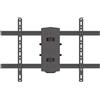 B-Tech Supporto da parete B-TECH 600x400 - da 35 kg a 65'' / inclinabile / orientabile / nero