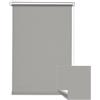 VICTORIA M. Tenda oscurante termica per finestre, montaggio a clip senza fori, dimensioni 55x160 cm, colore grigio