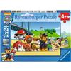 Ravensburger Spielverlag Puzzle Paw Patrol Cani eroici Ravensburger 2x24 pezzi, puzzle per bambini dai 4 anni, poster inclusi