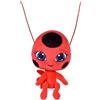 Bandai Peluche Tikki, BANDAI Miraculous Kwami della creazione, 15 cm