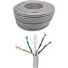 Netrack Cavo di rete LAN Netrack cat 6 UTP, grigio, 305 m, CCA