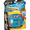 HEROESOFGOOJITZU Goo Jit Zu Minecraft, figura di Steve, 11 cm, texture elastica, allungabile fino a 3 volte