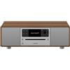 Sonoro PRESTIGE: radio CD/Internet/DAB+/FM con Bluetooth e USB, finitura noce e argento
