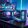 PC Store NCA Chronicle Gaming PC Triorama Intel E5 2678v3, 12 core 32 GB RAM 500 GB SSD Nvidia GeForce RTX 3050 Raffreddamento ad acqua W11 Bianco Nuovo
