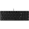 CHERRY K37ID, dimensioni standard (100%), con cavo, connessione USB, tasti a membrana, layout QWERTY, colore nero