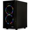 ADAX DRACO, PC desktop con processore Intel Core i3-13100, scheda grafica RTX 5050, 8 GB di RAM, SSD da 512 GB e sistema operativo Windows 11