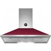 Bertazzoni La Germania La Germania KPL90PLAG1VIA Cappa Aspirante a parete 90 cm Classe A Borgogna