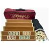 Generisch RummyKub-Reise Rummy, Romme, Okey Set, gioco da viaggio in legno (misura media 36,0 x 9,0 x 7,0 cm)