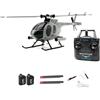 Meiurlex RC ERA C184 MD500 - Elicottero radiocomandato a rotore singolo, 2,4 GHz, 4 canali, Flybarless, con sensore di flusso ottico, mantenimento dell'altezza e stabilizzazione giroscopica a 6 assi