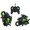 Generico Moto Radiocomandata che Impenna Moto con Pilota Telecomandata Radiocomandata Sprint con Impennata e Evoluzoni 360 gradi Motocicletta Acrobatica Drift 360° Spinning Action (A)