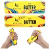 Gigquake Set da 2 Butter Squishy, Marmorizzato Squishy Butter Stressball | Rimbalzo lento, TPR morbido, resistente, Fidget Toy, Ufficio & Homeoffice, antistress, idea regalo colleghi