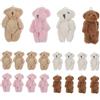ORFOFE 20 Pezzi Mini Orsacchiotti 6cm Multicolore in Peluche | Borse e Cappelli, Accessori DIY e Portachiavi, Set Assortito per Decorazioni Creative