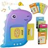 Electight Talking Flash Cards Flashcards Parlanti Giocattoli Montessori, Electight Macchina per Schede Educazione Prescolare per Bambini 2+Anni, lmparare a Parlare, Giocattolo Educativo,Compleanno (Viola)
