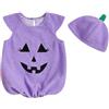 Surttan Costume Halloween Bambino, Vestito Zucca Halloween Bambino Neonato Cappello | Costume da Zucca per Bambino, Pigiama per Neonati, Tuta Coordinata con Cappello, per Carnevale e Natale