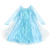 Disney Store Official Costume bimbi Elsa Regina delle nevi, Frozen | Abito ispirato a Elsa con mantello a fiocchi di neve, paillettes e dettagli glitter, ideale per travestimenti e regali
