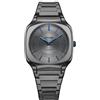 D1 Milano Orologio da uomo D1 Milano SQBJ02 con cinturino quadrato in titanio da 37 mm, grigio, Tipo di bracciale: