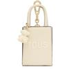 TOUS Portachiavi mini borsa pop beige