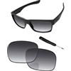 PapaViva Lenti di ricambio e cacciavite per occhiali da sole Oakley TwoFace OO9189 - Vestibilità precisa, resistente ai raggi UV e agli urti