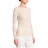 STEXFIT Maglia Cashmere Donna Manica Lunga Scollo a Barchetta Made in Italy | Ideale come Maglia Intima Donna Cashmere o Sottogiacca Elegante