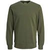 JACK & JONES Knitted Pullover Plain Knitted Pullover | Knit Fit, Semplice, Maniche lunghe, Casual, Temperatura massima di 40°C ciclo delicato